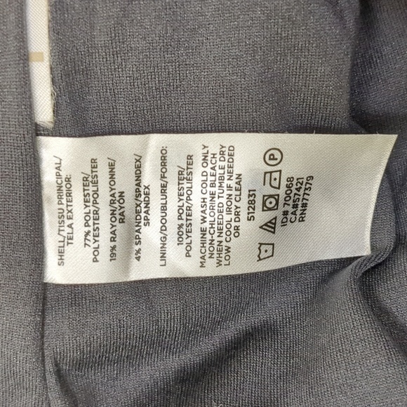 Ann Taylor, grey animal print, SP - Picture 10 of 10